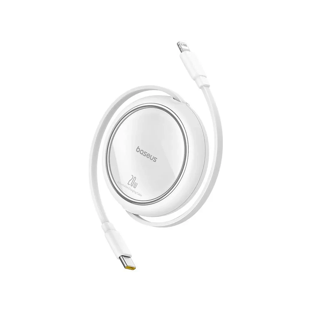 Kabel Baseus Free2Pull USB-C / Lightning 20W 1m (biały) - USB-C - Lightning - Baseus