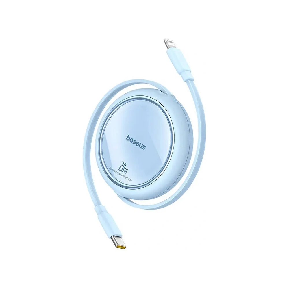 Kabel Baseus Free2Pull USB-C / Lightning 20W 1m (niebieski) - USB-C - Lightning - Baseus