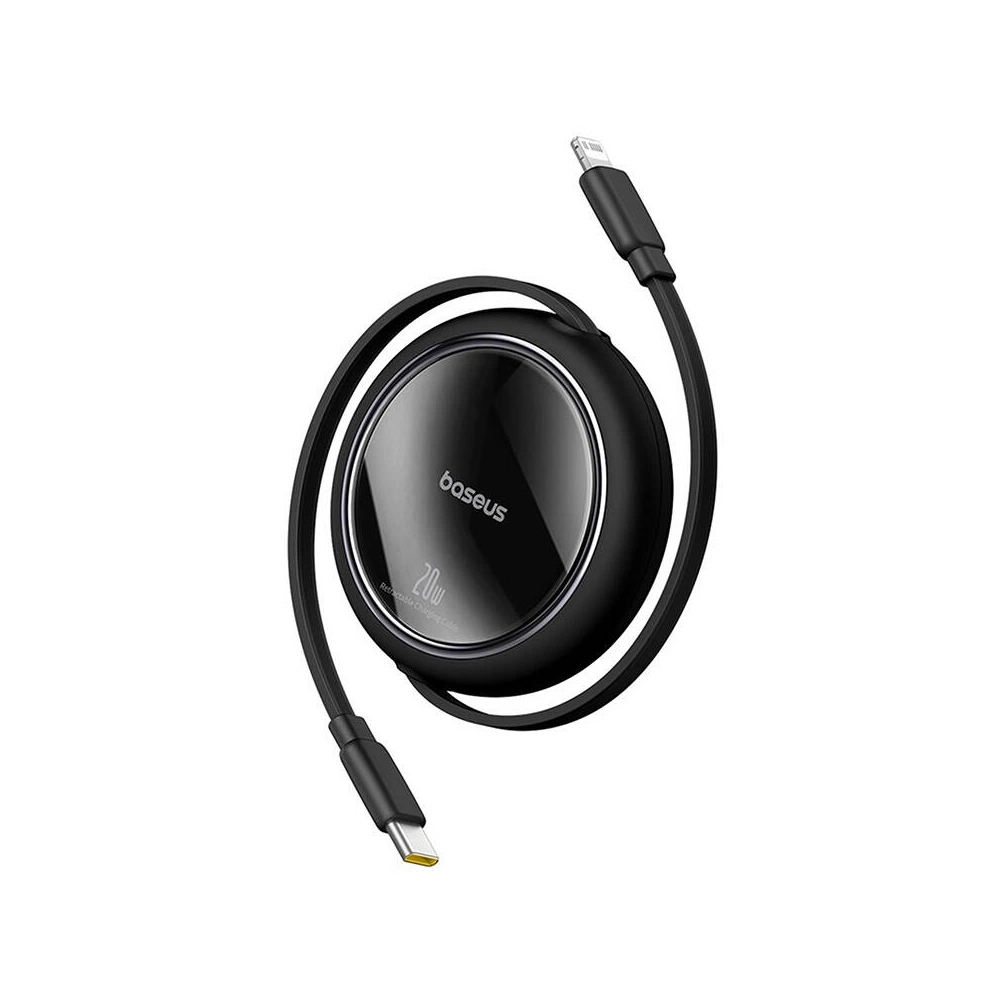 Kabel Baseus Free2Pull USB-C / Lightning 20W 1m (czarny) - USB-C - Lightning - Baseus