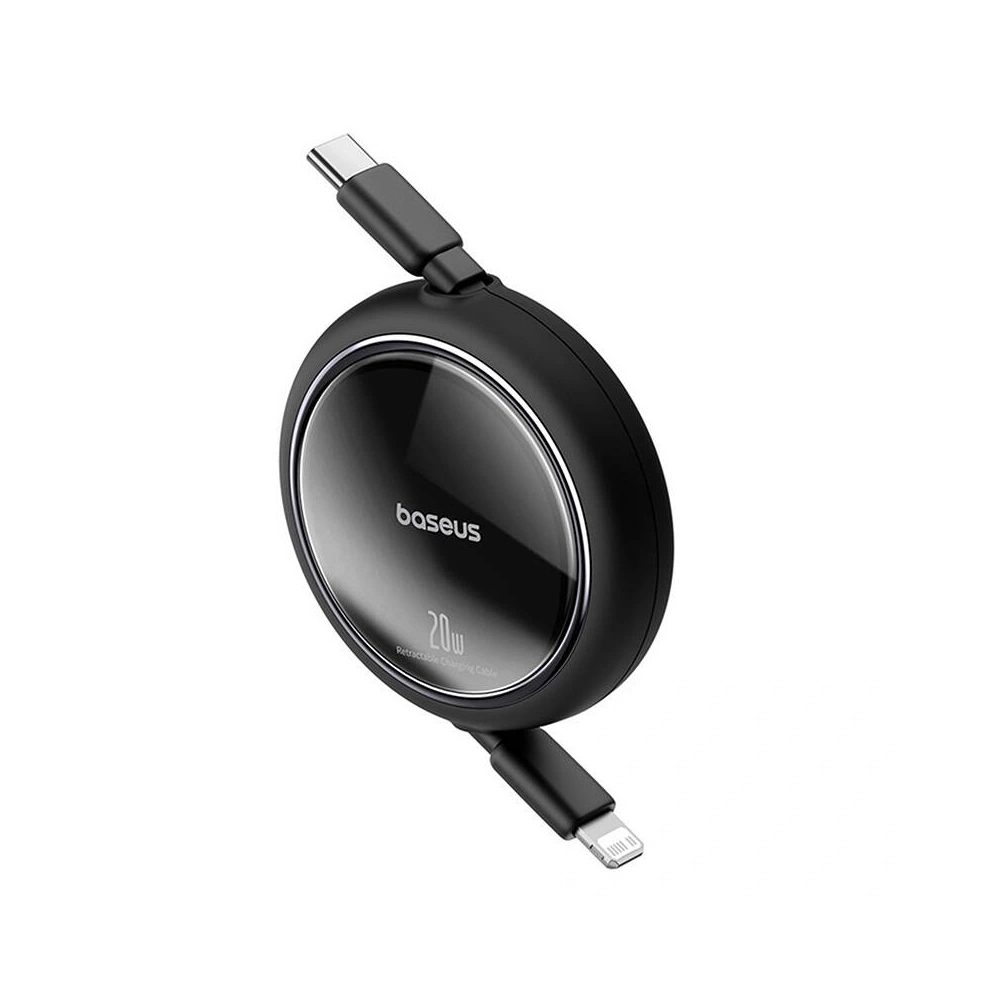 Kabel Baseus Free2Pull USB-C / Lightning 20W 1m (czarny) - USB-C - Lightning - Baseus