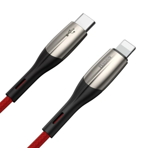 Buy Baseus Horizontal Data Cable Type-C to iP PD 18W 1m Red - BSU984RED - {ean13} - Home Screen Store Europe
