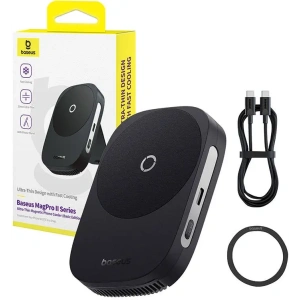 Buy Baseus MagPro II Ultra-Thin cooling holder (black) - BSU8872 - {ean13} - Home Screen Store Europe