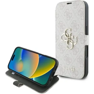 Buy Guess GUBKP16M4GMGPII Apple iPhone 16 Plus book 4G Metal Logo pink - GUE3596 - {ean13} - Home Screen Store Europe
