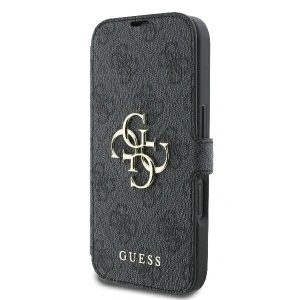 Kup Etui Guess GUBKP16S4GMGGR Apple iPhone 16 book 4G Metal Logo czarny - GUE3598 - {ean13} - Sklep Home Screen