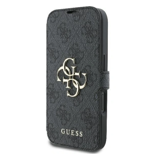 Kup Guess GUBKP16S4GMGGR Apple iPhone 16 carte 4G Metal Logo negru - GUE3598 - {ean13} - Sklep Home Screen