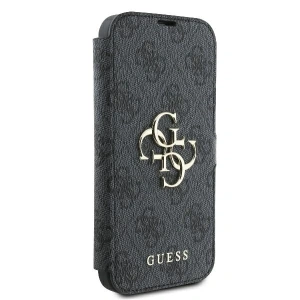 Kup Etui Guess GUBKP16S4GMGGR Apple iPhone 16 book 4G Metal Logo czarny - GUE3598 - {ean13} - Sklep Home Screen