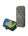 Guess GUBKP16X4GMGBR Apple iPhone 16 Pro Max Buch 4G Metall-Logo braun - iPhone 16 Pro Max - Guess