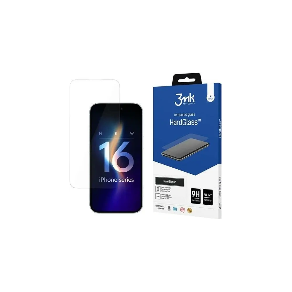Szkło hartowane 3MK HardGlass Apple iPhone 16 Pro - iPhone 16 Pro - 3MK