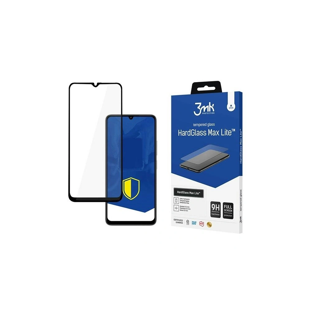 Szkło hartowane 3MK HardGlass Max Lite Redmi 13C 5G czarny - Redmi 13C - 3MK