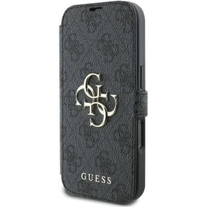 Kup Guess GUBKP16X4GMGGR Apple iPhone 16 Pro Max Buch 4G Metall-Logo schwarz - GUE3601 - {ean13} - Sklep Home Screen