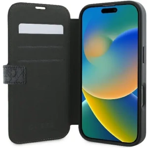 Kup Guess GUBKP16X4GMGGR Apple iPhone 16 Pro Max Buch 4G Metall-Logo schwarz - GUE3601 - {ean13} - Sklep Home Screen