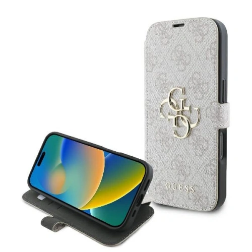 Kup Guess GUBKP16X4GMGPI Apple iPhone 16 Pro Max könyv 4G Fém Logó rózsaszín - GUE3602 - {ean13} - Sklep Home Screen