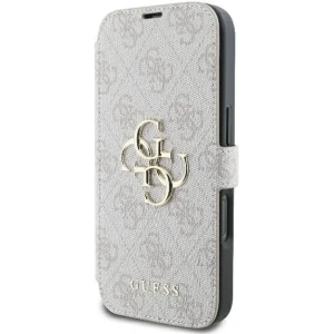 Kup Guess GUBKP16X4GMGPI Apple iPhone 16 Pro Max Buch 4G Metall-Logo rosa - GUE3602 - {ean13} - Sklep Home Screen