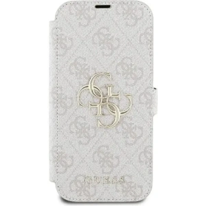 Kup Guess GUBKP16X4GMGPI Apple iPhone 16 Pro Max Buch 4G Metall-Logo rosa - GUE3602 - {ean13} - Sklep Home Screen