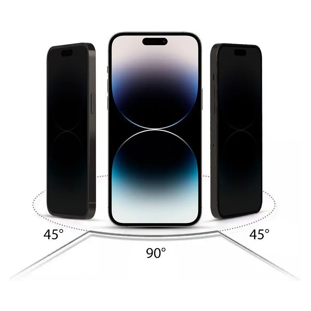 Szkło prywatyzujące Hofi Anti Spy Glass Pro+ Apple iPhone 16 Plus Privacy [2 PACK] - iPhone 16 Plus - Hofi