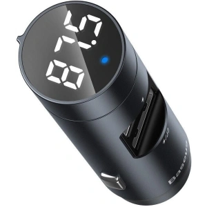 Kup Transmiter FM Baseus Energy Column, Bluetooth 5.0, 2x USB, 3.1A (szary) - BSU988GRY - {ean13} - Sklep Home Screen