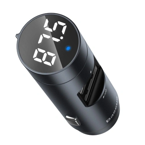 Kup FM adó Baseus Energy oszlop, Bluetooth 5.0, 2x USB, 3.1A (szürke) - BSU988GRY - {ean13} - Sklep Home Screen