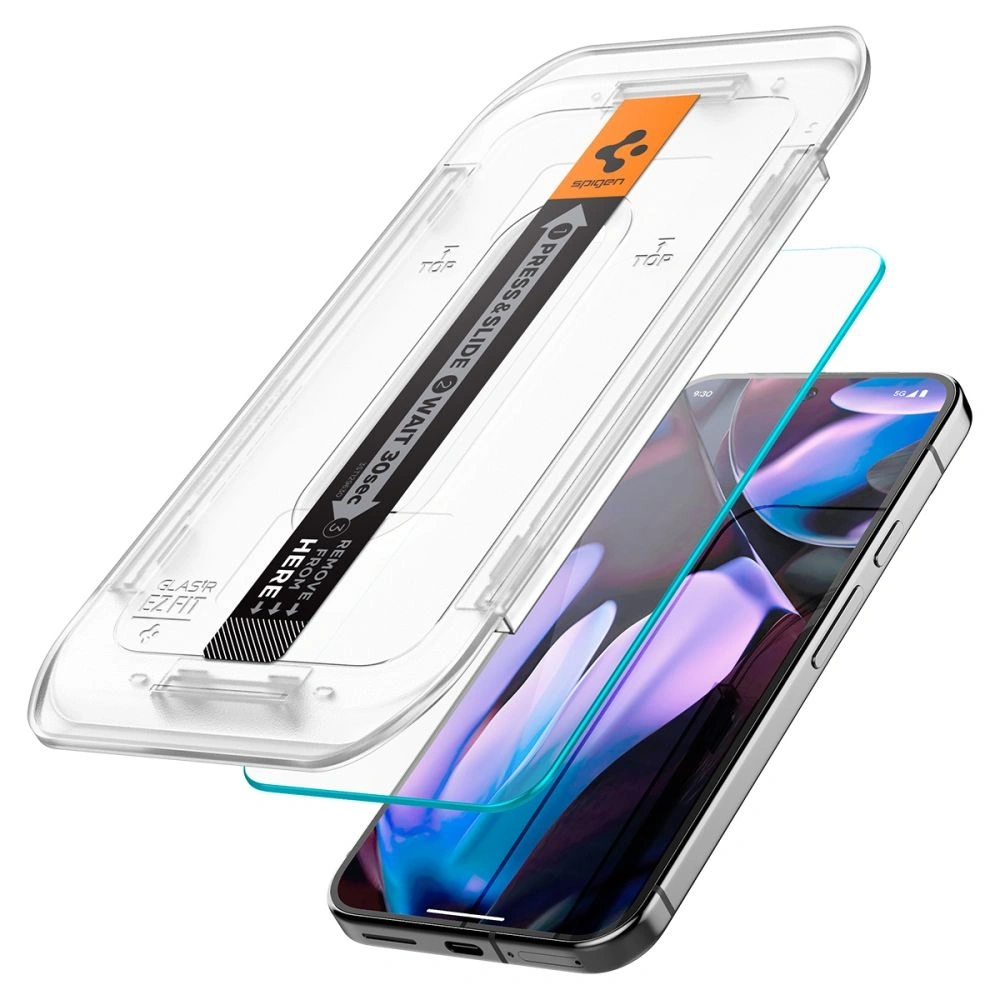 Szkło hartowane Spigen GLAS.tR ez Fit Google Pixel 9 / 9 Pro Clear [2 PACK] - Pixel 9 Pro - Spigen