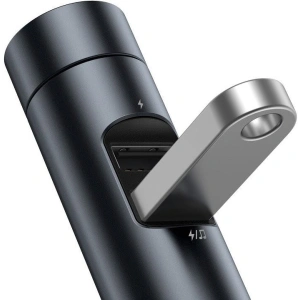 Kup Transmiter FM Baseus Energy Column, Bluetooth 5.0, 2x USB, 3.1A (szary) - BSU988GRY - {ean13} - Sklep Home Screen