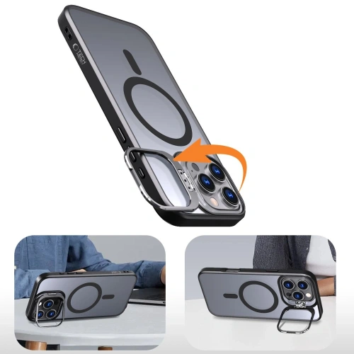 Kup Etui Tech-Protect Magstand MagSafe Apple iPhone 16 Pro Matte Black - THP3151 - {ean13} - Sklep Home Screen