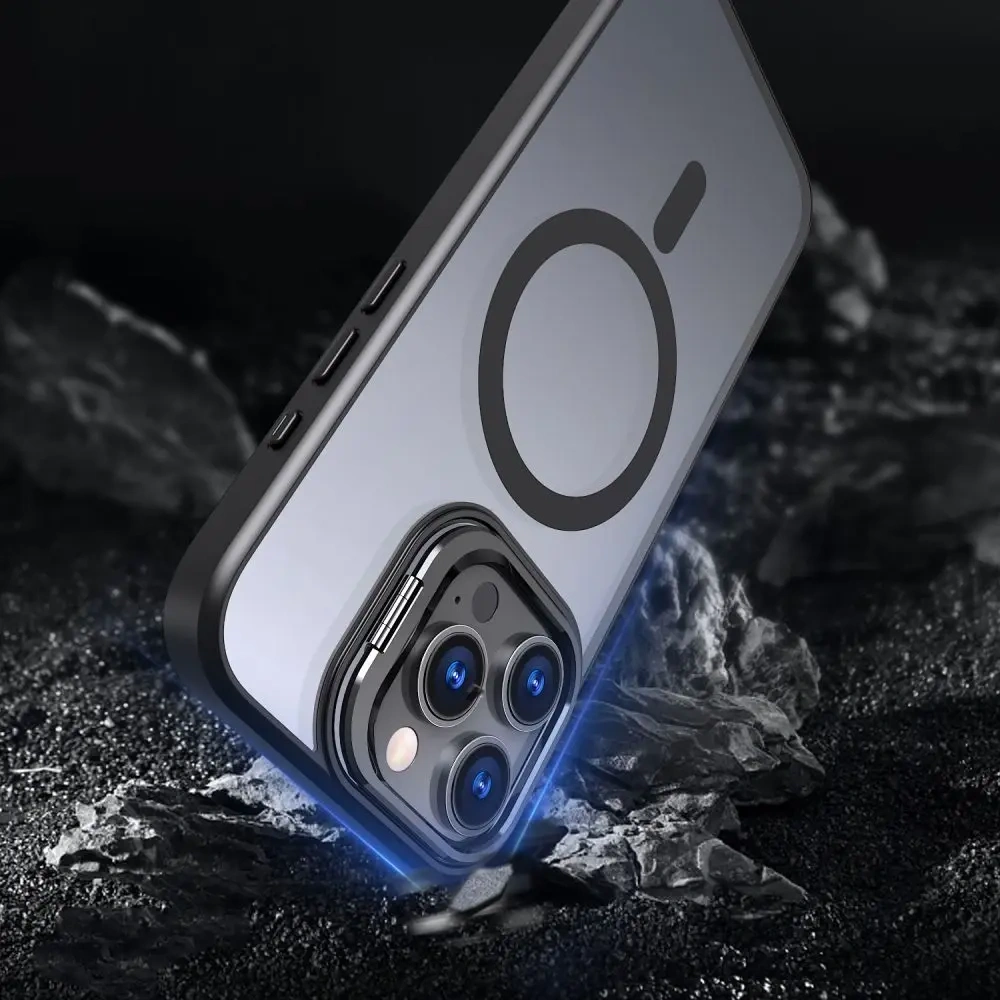 Etui Tech-Protect Magstand MagSafe Apple iPhone 16 Pro Matte Black - iPhone 16 Pro - Tech-Protect