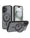 Etui Tech-Protect Magring MagSafe Apple iPhone 16 Matte Black - iPhone 16 - Tech-Protect