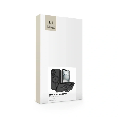 Kup Etui Tech-Protect Magring MagSafe Apple iPhone 16 Matte Black - THP3152 - {ean13} - Sklep Home Screen