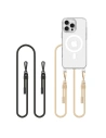 Etui Tech-Protect Flexair Chain MagSafe Apple iPhone 16 Pro Max Black & Taupe - iPhone 16 Pro Max - Tech-Protect