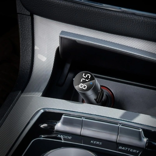 Kup Transmițător FM Baseus Energy Column, Bluetooth 5.0, 2x USB, 3.1A (gri) - BSU988GRY - {ean13} - Sklep Home Screen