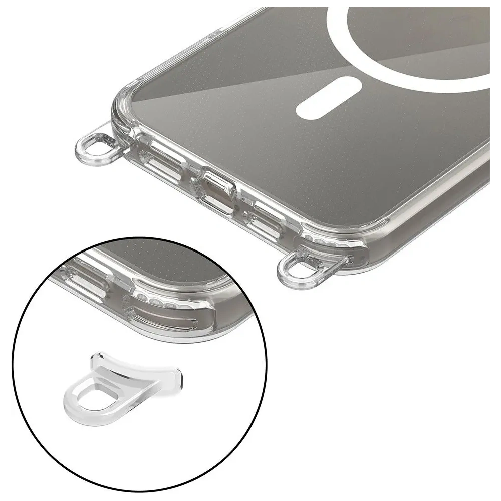 Etui Tech-Protect Flexair Chain MagSafe Apple iPhone 16 Pro Max Black & Taupe - iPhone 16 Pro Max - Tech-Protect