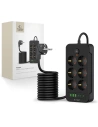 Tech-Protect PC6X6 Napájecí pás 3xUSB-A, 3xUSB-C, 6xAC 200cm Černý - Napájecí lišty - Tech-Protect