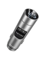 Transmiter FM Baseus Energy Column, Bluetooth 5.0, 2x USB, 3.1A (srebrny)