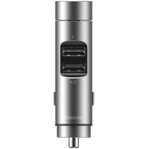 Kup Transmiter FM Baseus Energy Column, Bluetooth 5.0, 2x USB, 3.1A (srebrny) - BSU989SLV - {ean13} - Sklep Home Screen