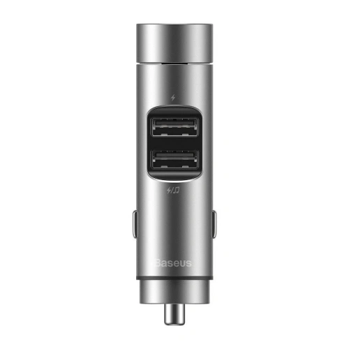 Kup FM adó Baseus Energy oszlop, Bluetooth 5.0, 2x USB, 3.1A (ezüst) - BSU989SLV - {ean13} - Sklep Home Screen