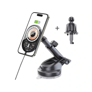 Kup Tech-Protect MM15W-V6 Magnetic MagSafe Armaturenbrett- & Lüftungs-Mobiltelefonhalter Drahtloses Ladegerät 15W Schwarz - THP3159 - {ean13} - Sklep Home Screen