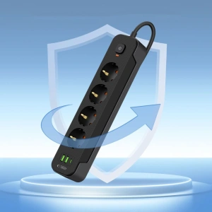 Kup Tech-Protect PCL4X3 Power Socket Lang 2xUSB-A, USB-C, 4xAC 200cm Schwarz - THP3160 - {ean13} - Sklep Home Screen