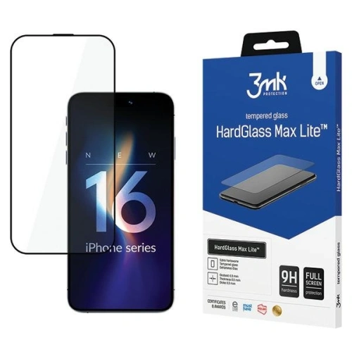 Kup Szkło hartowane 3MK HardGlass Max Lite Apple iPhone 16 Pro Max - 3MK15501 - {ean13} - Sklep Home Screen