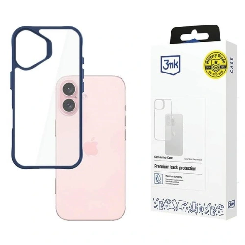 Kup Etui 3MK SatinArmor+ Case Apple iPhone 16 niebieski - 3MK15510 - {ean13} - Sklep Home Screen