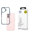 Etui 3MK SatinArmor+ Case Apple iPhone 16 niebieski - iPhone 16 - 3MK