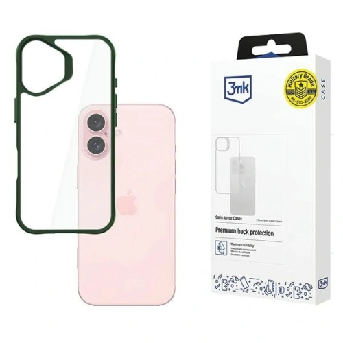 Kup Etui 3MK SatinArmor+ Case Apple iPhone 16 zielony - 3MK15511 - {ean13} - Sklep Home Screen
