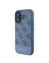 Buy Guess GUHCP16SG4GLBL Apple iPhone 16 hardcase 4G Bottom Stripe blue - GUE3603 - {ean13} - Home Screen Store Europe