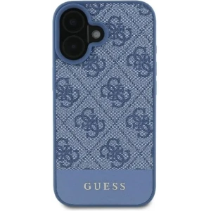 Buy Guess GUHCP16SG4GLBL Apple iPhone 16 hardcase 4G Bottom Stripe blue - GUE3603 - {ean13} - Home Screen Store Europe