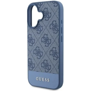 Buy Guess GUHCP16SG4GLBL Apple iPhone 16 hardcase 4G Bottom Stripe blue - GUE3603 - {ean13} - Home Screen Store Europe