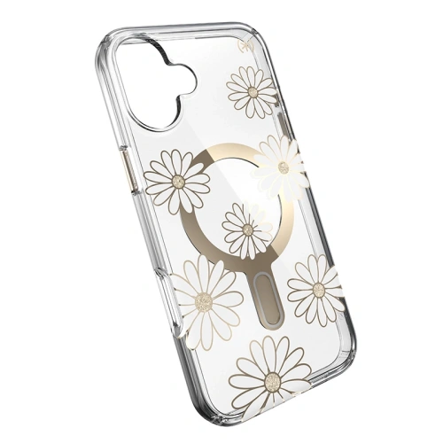 Buy Speck Presidio Lux ClickLock & MagSafe Apple iPhone 16 Plus (Sunshine Daisies / Clear / Gold) - SPK692 - {ean13} - Home Screen Store Europe