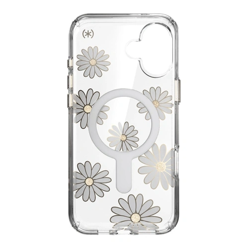 Buy Speck Presidio Lux ClickLock & MagSafe Apple iPhone 16 Plus (Sunshine Daisies / Clear / Gold) - SPK692 - {ean13} - Home Screen Store Europe