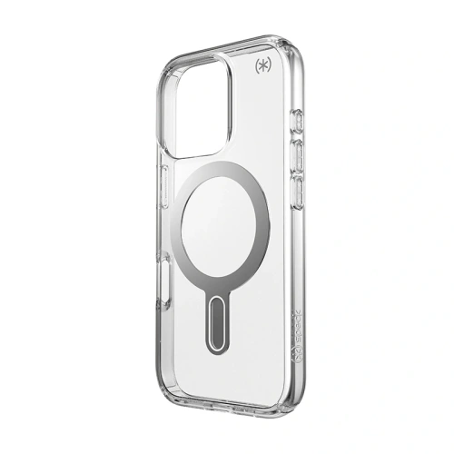 Buy Speck Presidio Perfect-Clear ClickLock & MagSafe Apple iPhone 16 Pro (Clear / Chrome Finish / Serene Silver) - SPK694 - {ean13} - Home Screen Store Europe