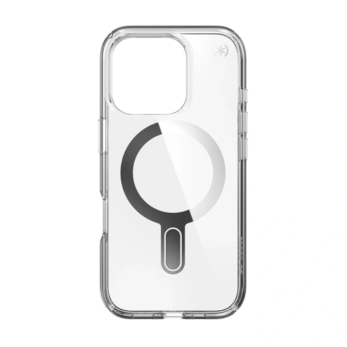 Kup Etui Speck Presidio Perfect-Clear ClickLock & MagSafe Apple iPhone 16 Pro (Clear / Chrome Finish / Serene Silver) - SPK694 - {ean13} - Sklep Home Screen