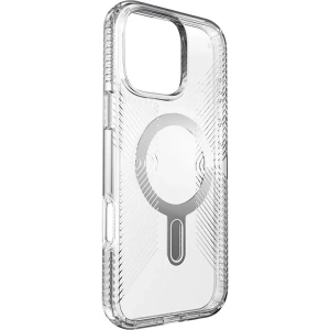 Buy Speck Presidio Perfect-Clear Grip ClickLock & MagSafe Apple iPhone 16 Pro Max (Clear / Chrome Finish / Serene Silver) - SPK696 - {ean13} - Home Screen Store Europe