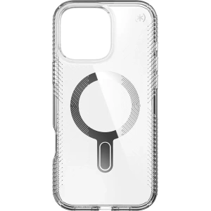 Buy Speck Presidio Perfect-Clear Grip ClickLock & MagSafe Apple iPhone 16 Pro Max (Clear / Chrome Finish / Serene Silver) - SPK696 - {ean13} - Home Screen Store Europe