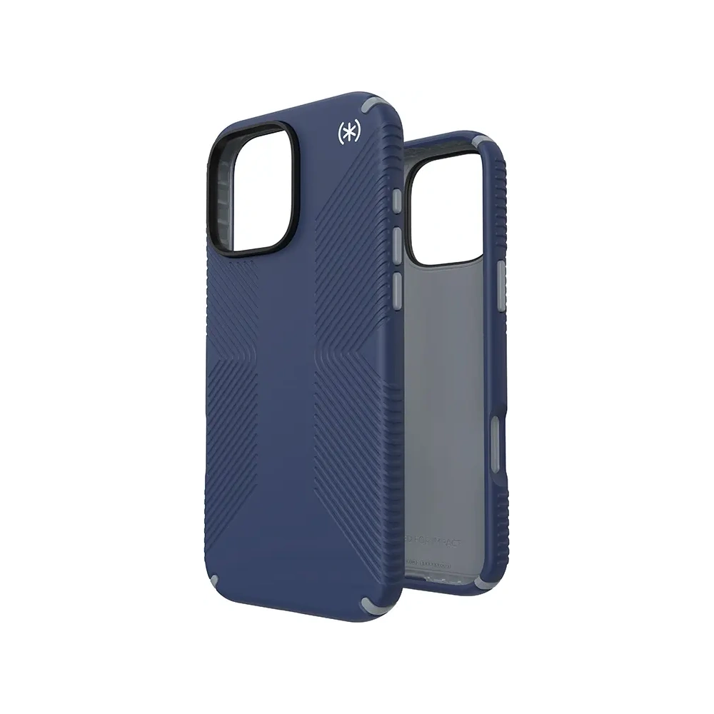 Etui Speck Presidio2 Grip Apple iPhone 16 Pro Max (Coastal Blue / Dust Grey / White) - iPhone 16 Pro Max - Speck